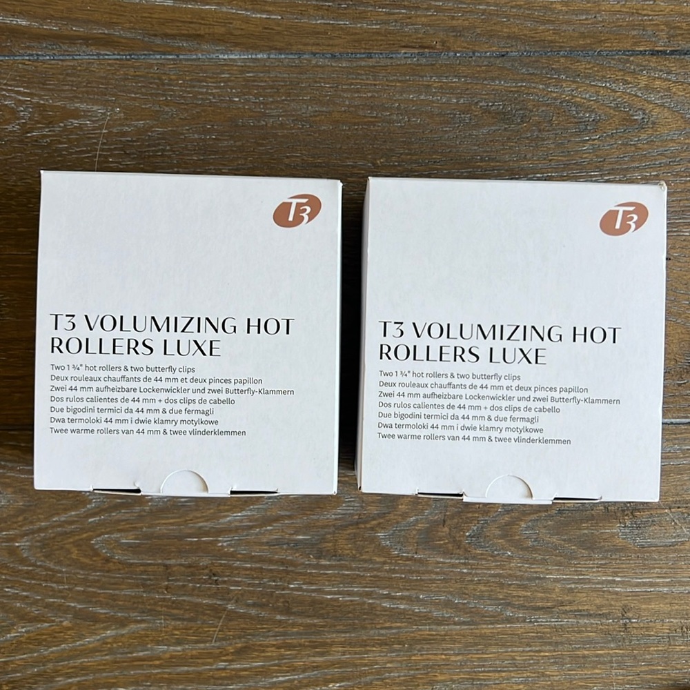 T3 1.5 Hot Rollers Qty 4 with clips